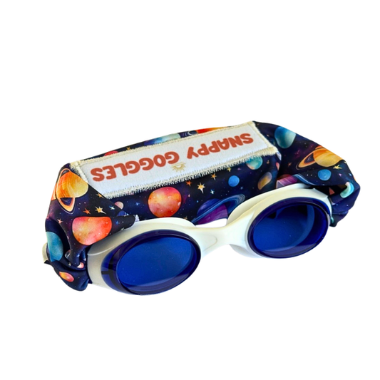 Out of This World Swim Goggles for Kids (Ages 3+) | Snappy Goggles