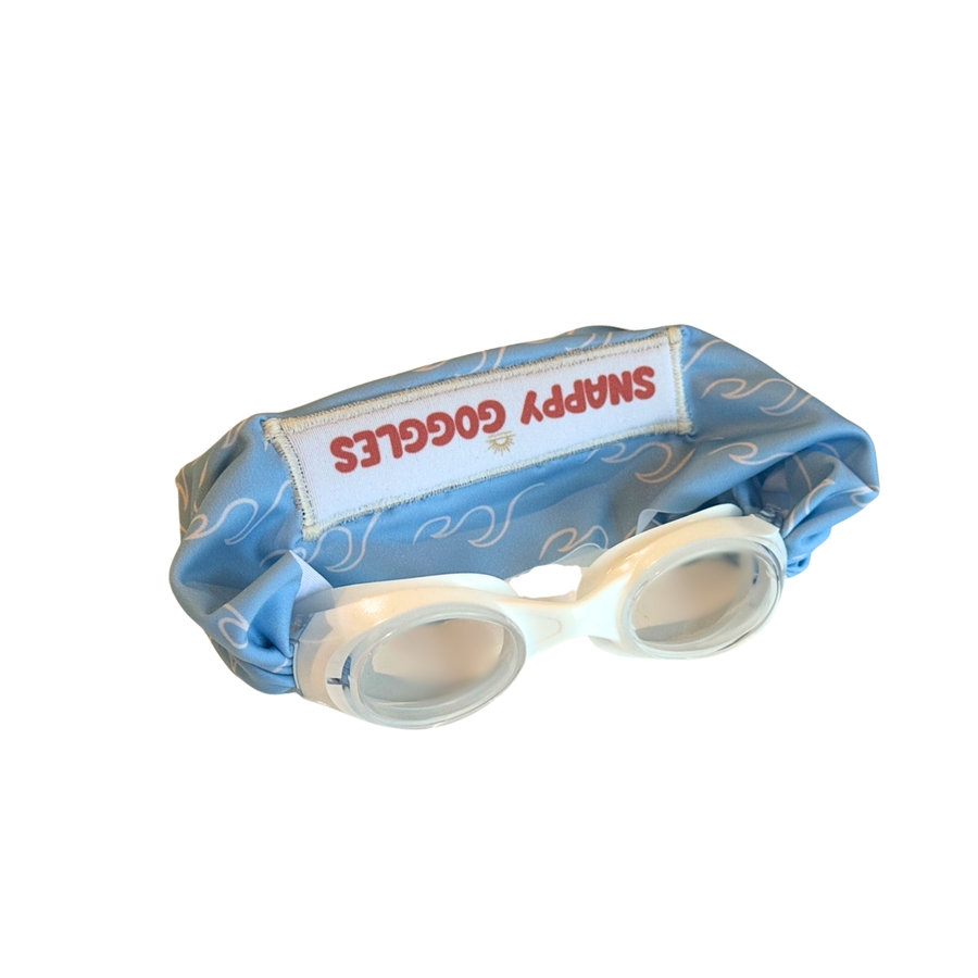 Blue Current Swim Goggles for Kids (Ages 3+) | Snappy Goggles
